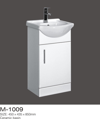 Rustic MDF Bathroom Vanity Without Top , DIY Vanity For Small Space Perfect Size