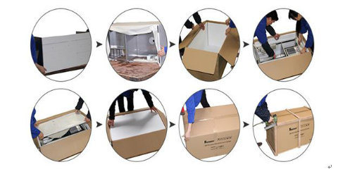 Gaya Modern Dinding Dipasang Kesombongan Kamar Mandi PVC (ACS1-L39)